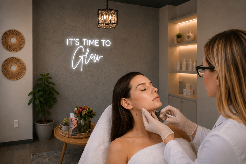 TMJ Botox treatment for jaw pain relief at GlowDocs MedSpa Mineola